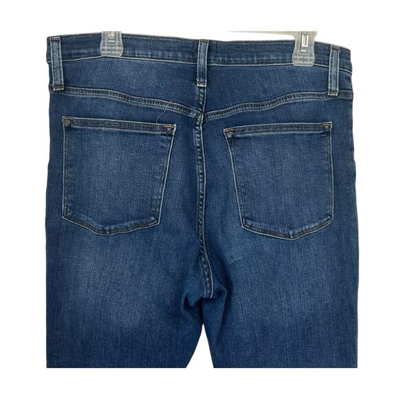 J. Crew 9" High-Rise Skinny Jean in Classic Blue Wash J6584 Size 31 - Picture 6 of 10